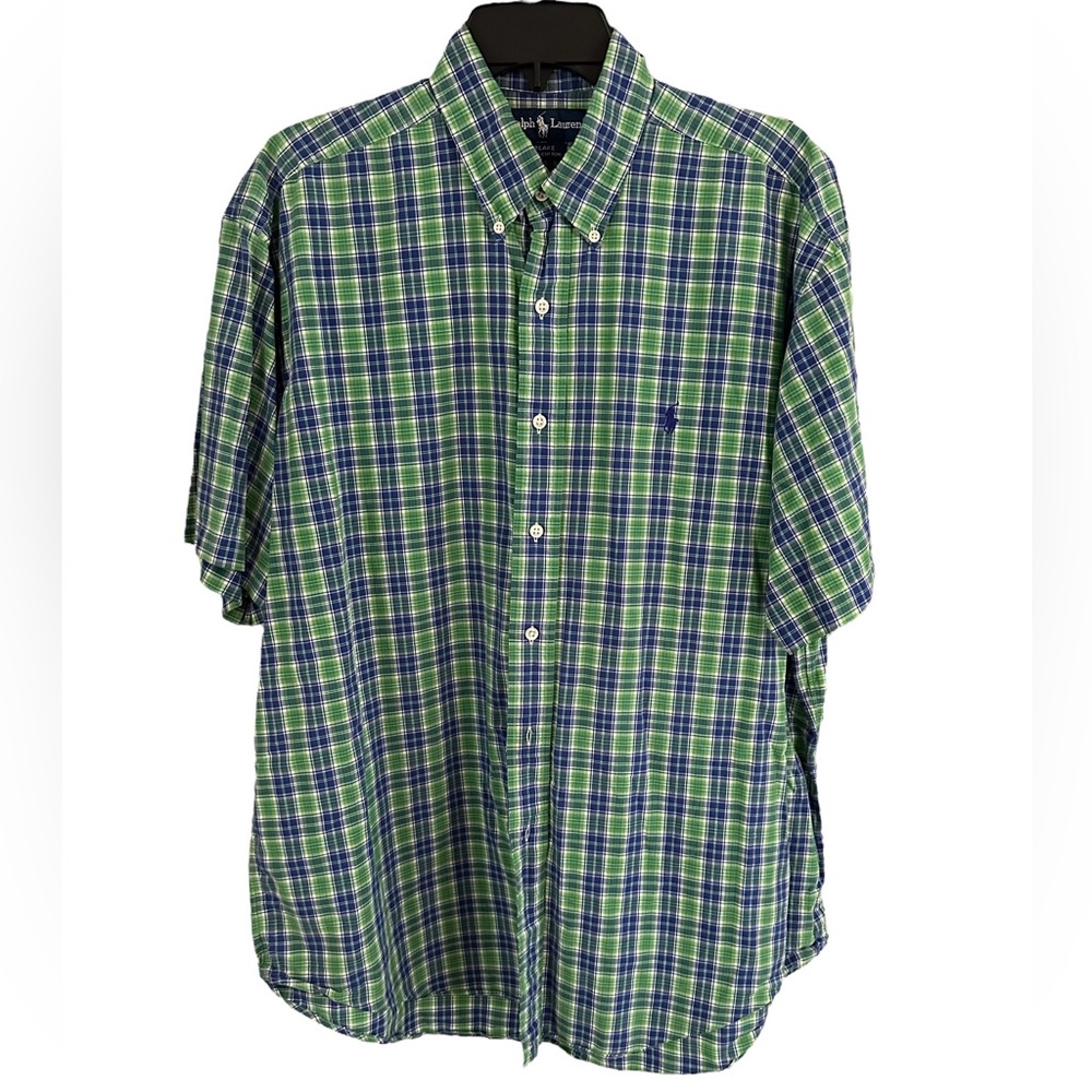 Short Sleeve Button Down Size Large